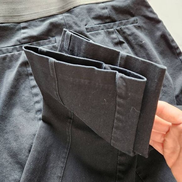 A New Day womens size 6 black pull on pants stretchy waist straight dressy offi - Picture 6 of 6